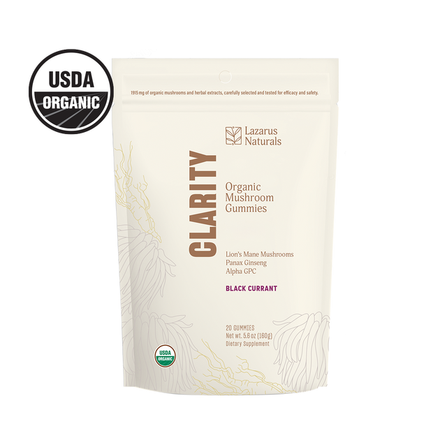 ORGANIC MUSHROOM GUMMIES, CLARITY
