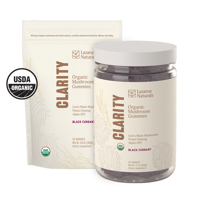 ORGANIC MUSHROOM GUMMIES, CLARITY