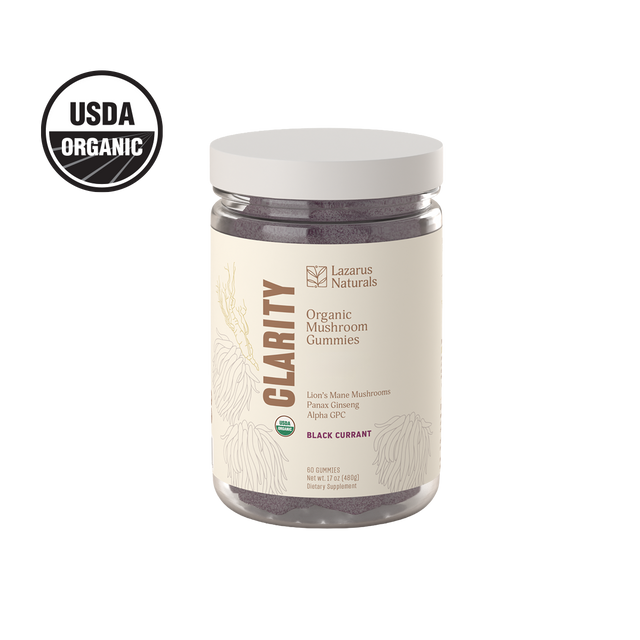 ORGANIC MUSHROOM GUMMIES, CLARITY