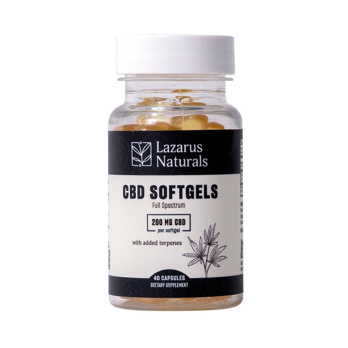 CBD Softgels, 200mg